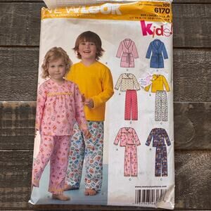 New Look Sewing Pattern Toddlers' & Child's Cozywear UNCUT 6170